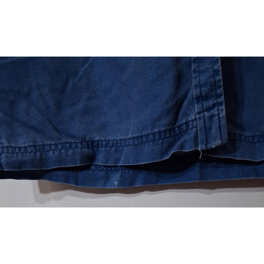Hunt club 90's vintage womens small shirt dress long ankle tencel denim blue - Picture 8 of 10